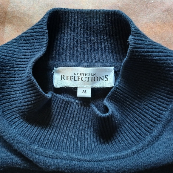 Northern Reflections | Cotton Mock Neck Sweater - Picture 3 of 4